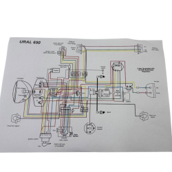 Instalacja elektryczna URAL-650 Alternator regulator napięcia